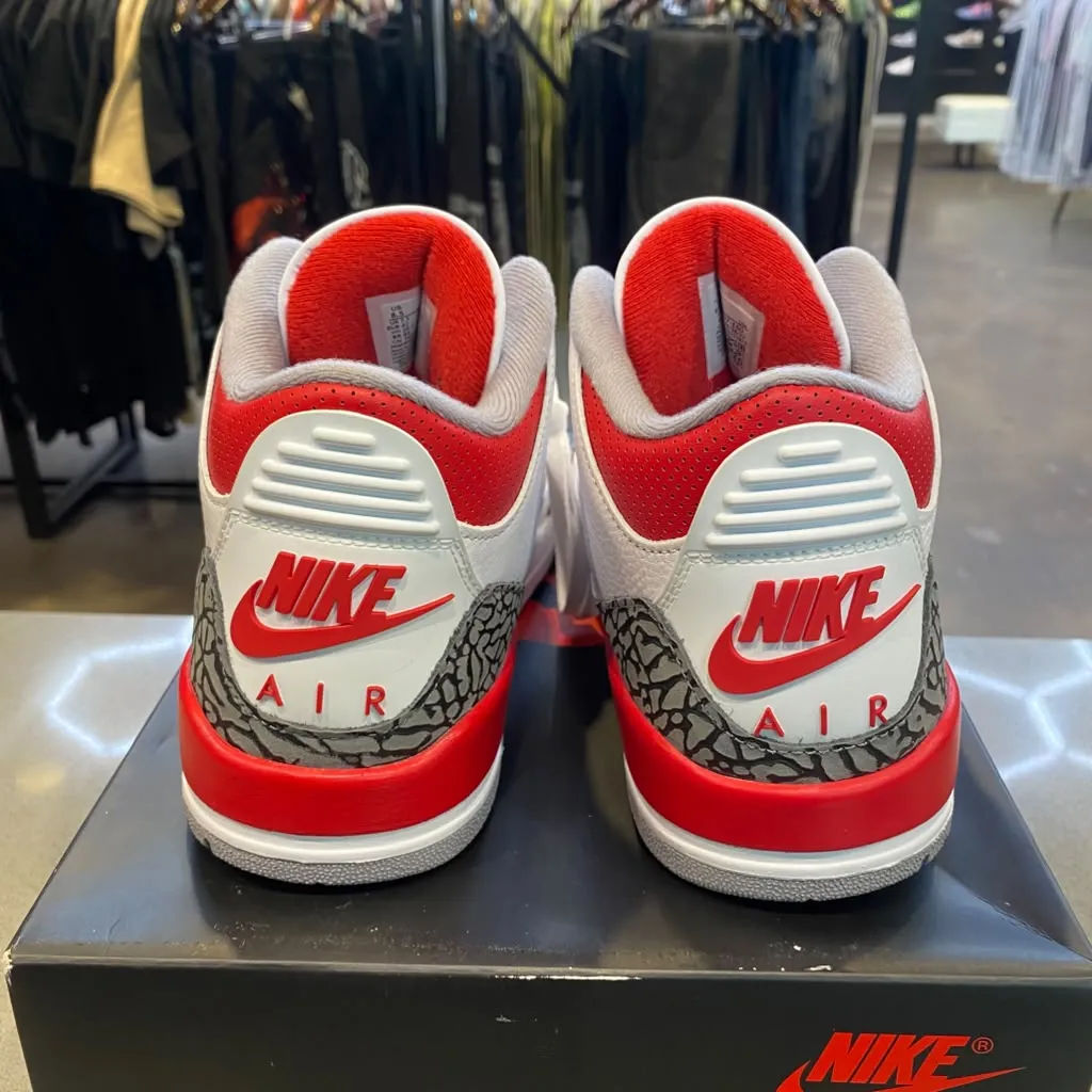 Jordan 3 Retro Fire Red (2022) Size 8.5 DN3707-160 - Pre-Owned
