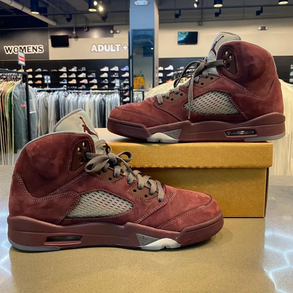 Jordan 5 Retro Burgundy (2023) Size 10.5 DZ4131-600 - Pre-Owned (Replacement Box)