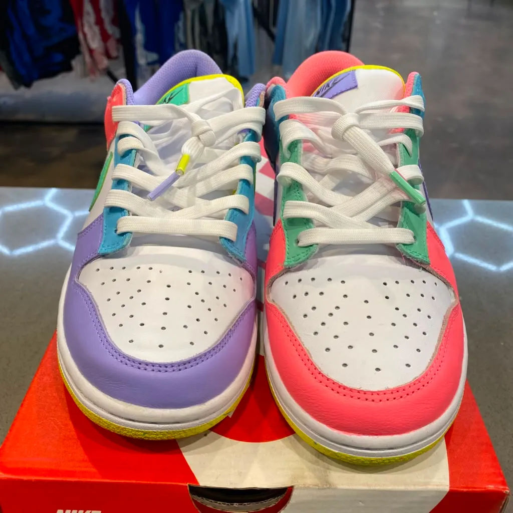 Nike Dunk Low SE Easter Candy (Women's) Size 8.5W DD1872-100 - Pre-Owned