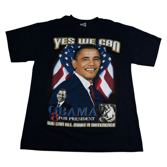 Barack Obama "Yes We Can" Presidential T-Shirt - Used/Worn