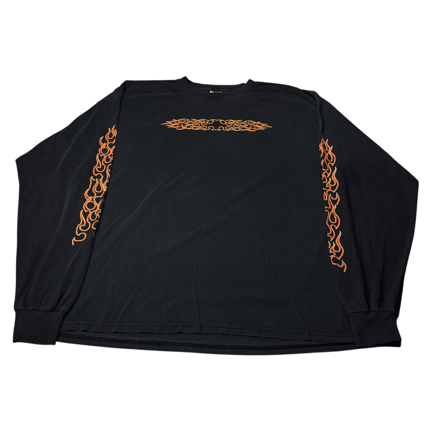 Vintage 2005 Red River New Mexico Biker Flame Long-Sleeve T-Shirt - Used/Worn