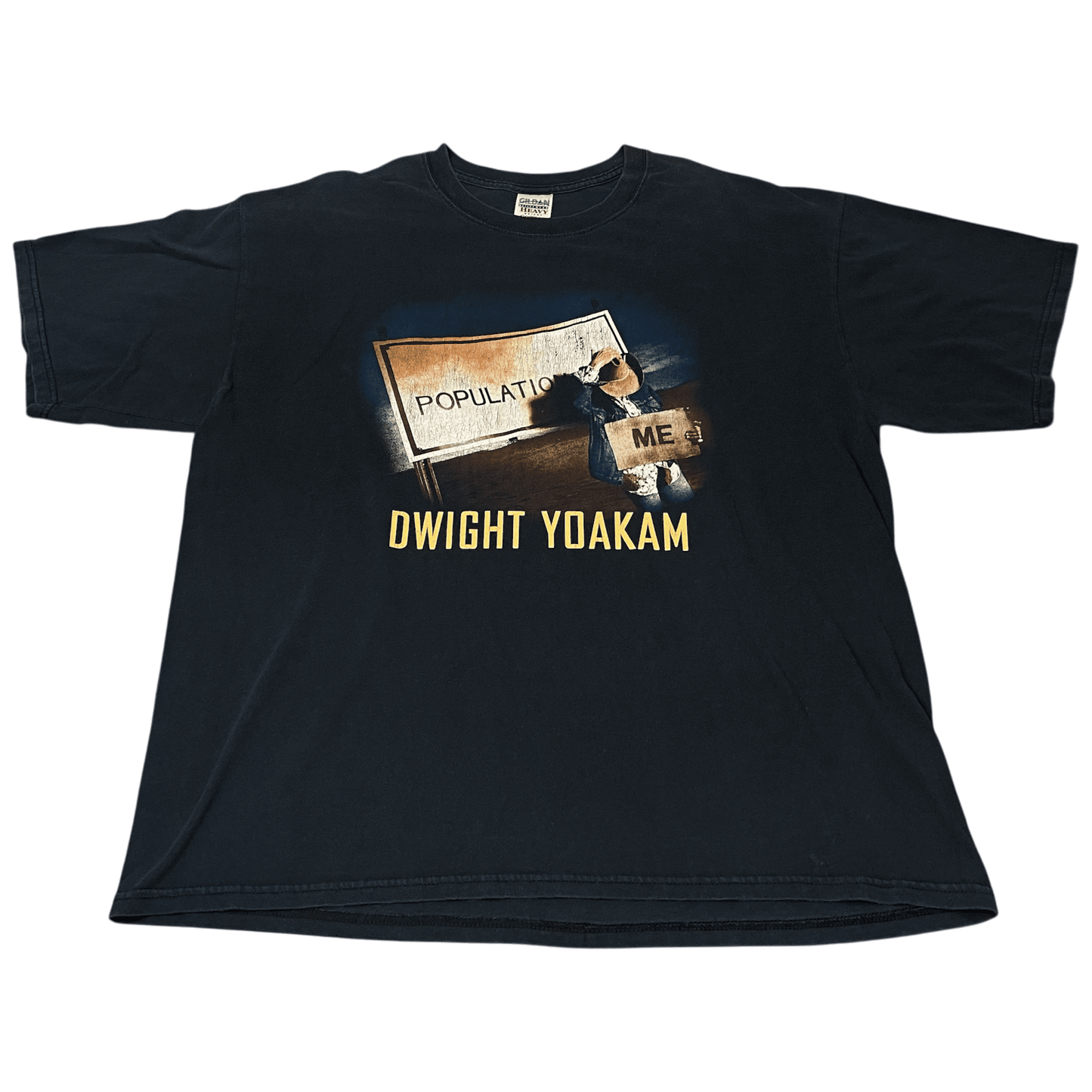 Vintage 2003 Dwight Yoakam Population Me Country Music T-Shirt - Used