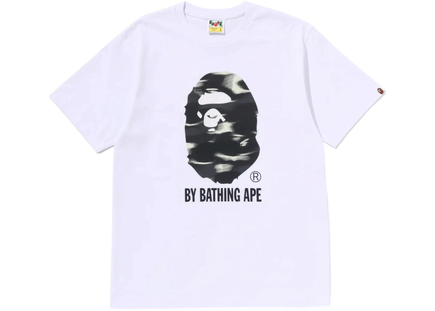 BAPE Screen Camo By Bathing Ape Tee White