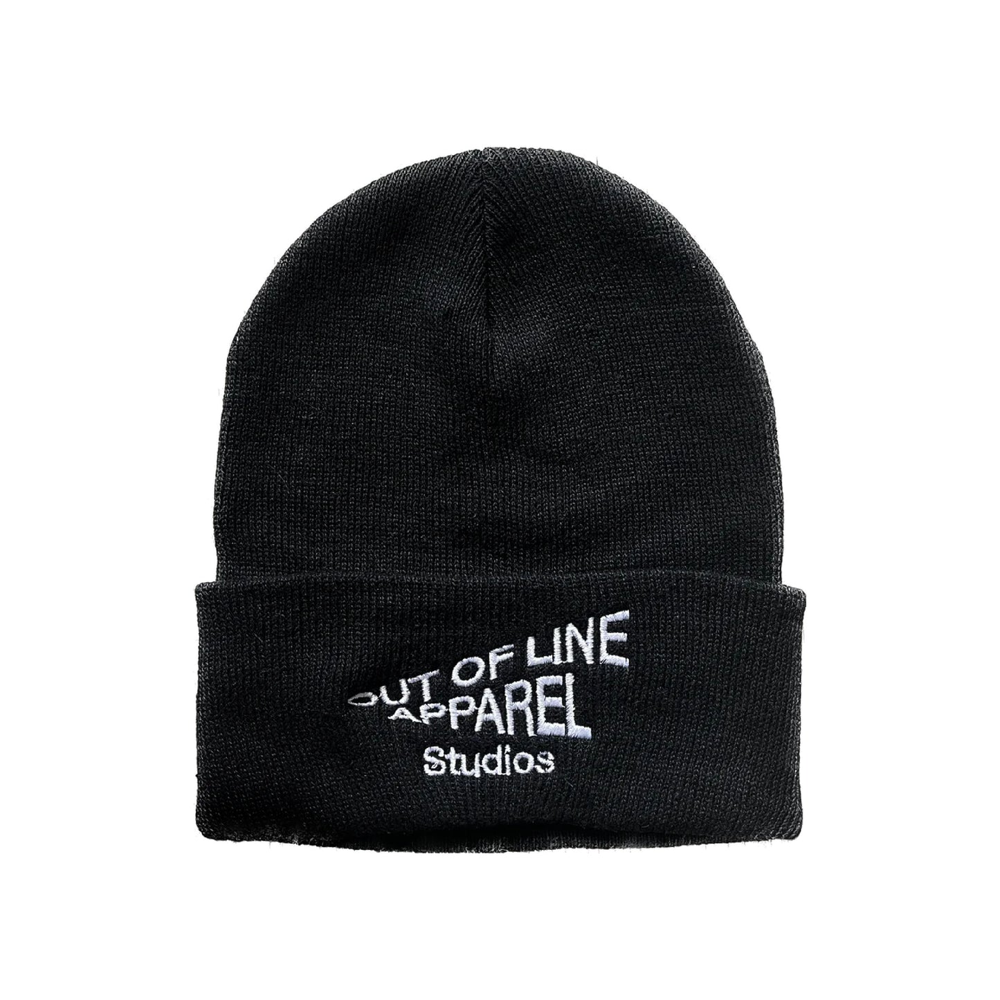 OUT OF LINE BLACK BEANIE