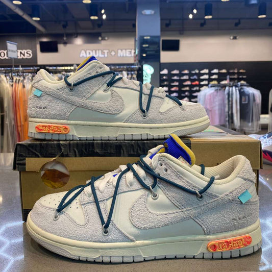 Nike Dunk Low Off-White Lot 16 Size 7.5 DJ0950-111 - Pre-Owned