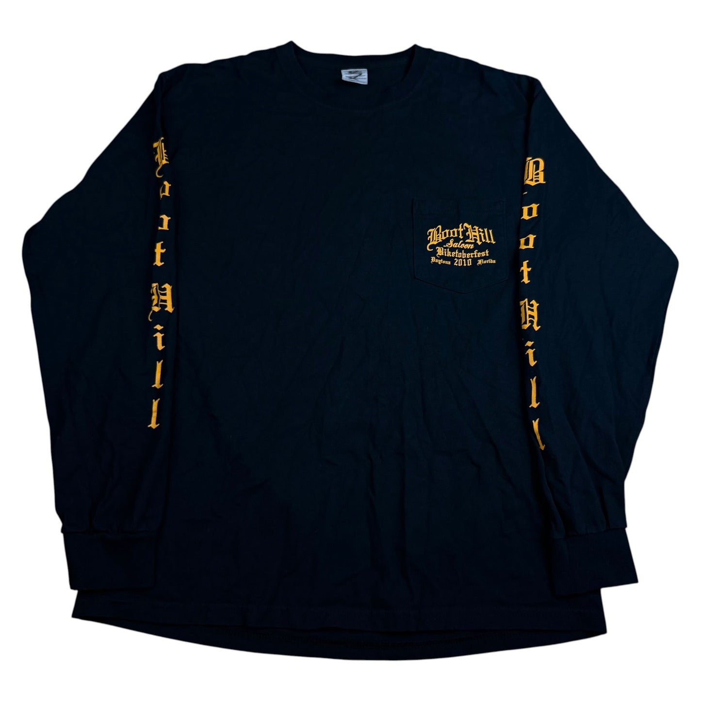 Y2K Biketoberfest Boot Hill Saloon 2010 Long-Sleeve T-Shirt - Used/Worn