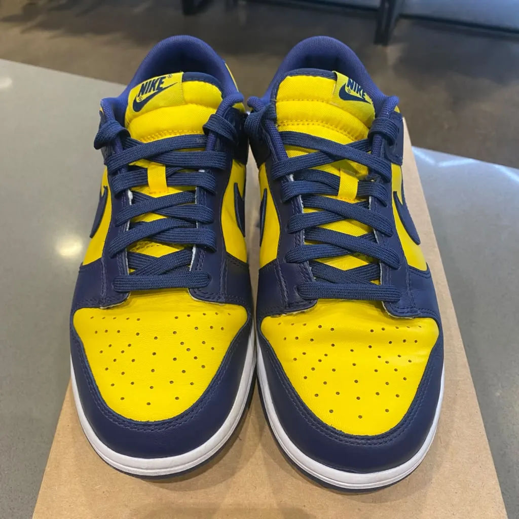 Nike Dunk Low Michigan (2021) Size 8 DD1391-700 - Pre-Owned (Replacement Box)