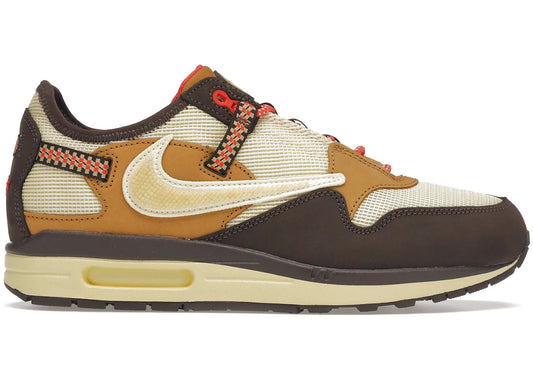 Nike Air Max 1 Travis Scott Cactus Jack Baroque Brown - Pre-Owned