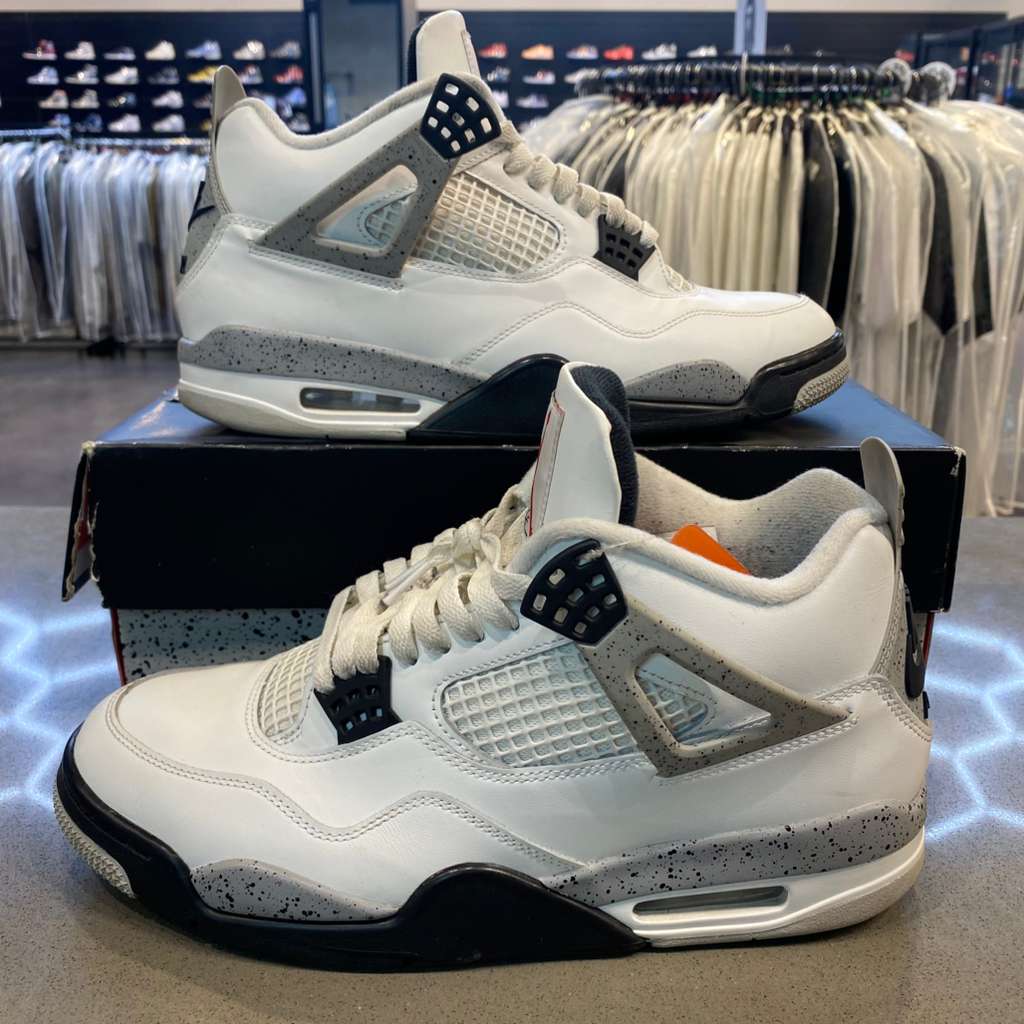 Jordan 4 Retro White Cement (2025) Size 11 FV5029-100 - Pre-Owned