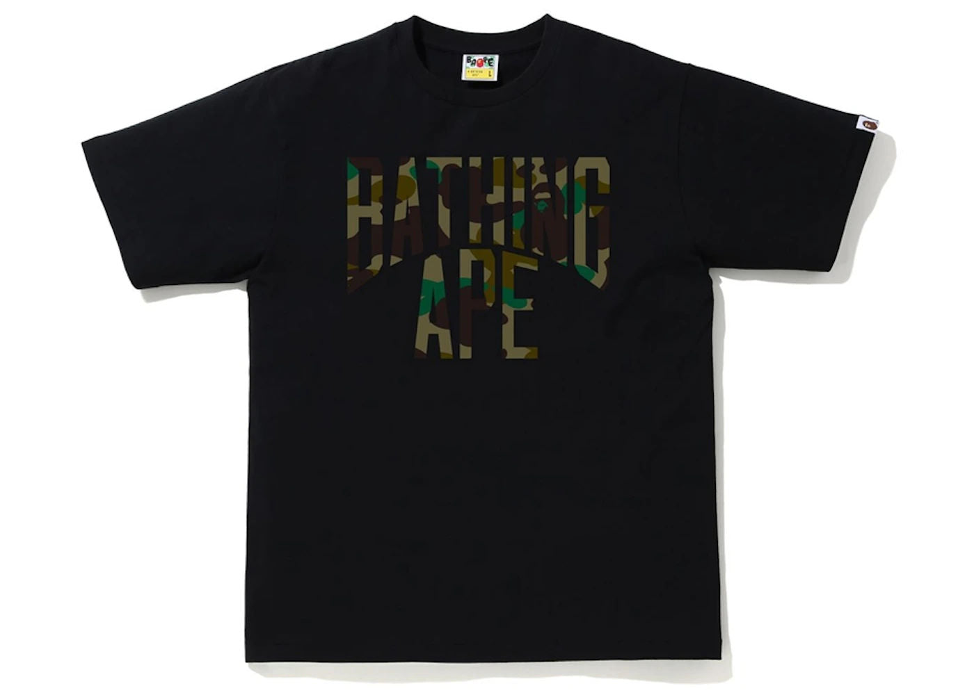 BAPE 1st Camo NYC Logo Tee Black/Green