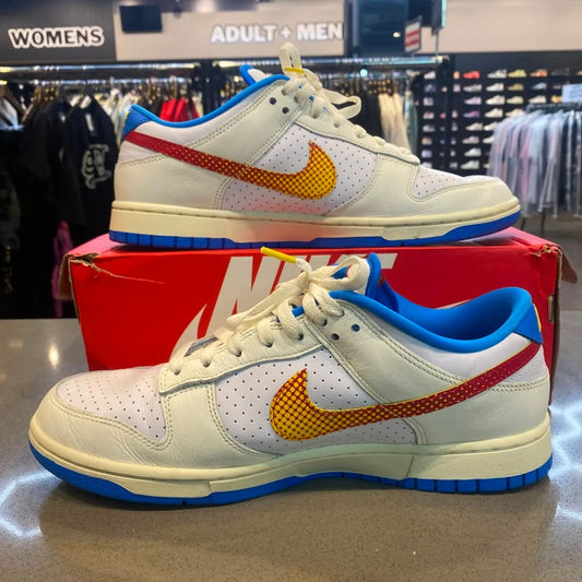 Nike Dunk Low Retro SE Pop Art Sail Photo Blue Size 11 HQ3613-133 - Pre-Owned