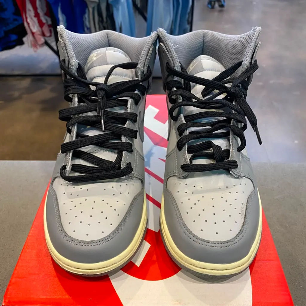 Nike Dunk High Grey Sail (Women's) Size 9W DD1869-001 - Pre-Owned