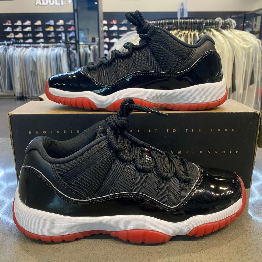 Jordan 11 Retro Low Bred (GS) (2025) Size 7Y FV5121-006 - Pre-Owned