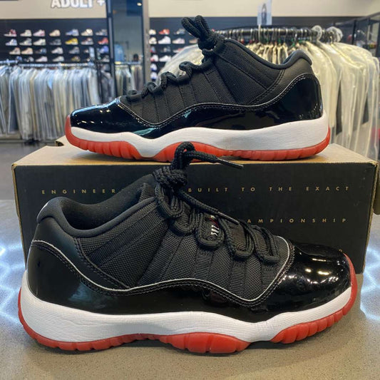 Jordan 11 Retro Low Bred (GS) (2025) Size 7Y FV5121-006 - Pre-Owned