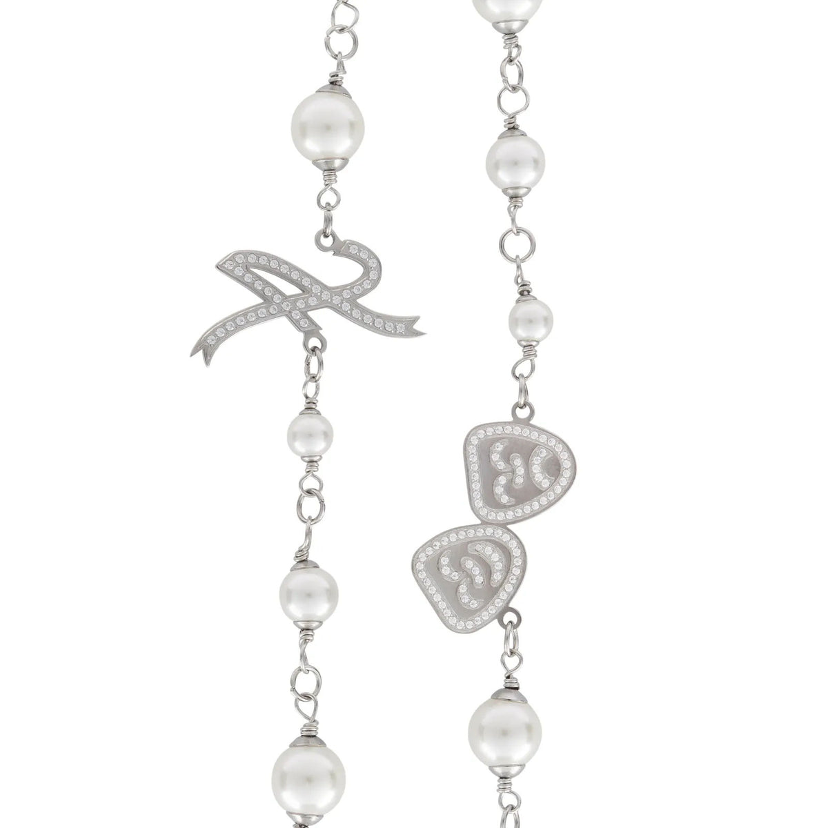 Asaali Laugh Now Cry Later Pearl Necklace