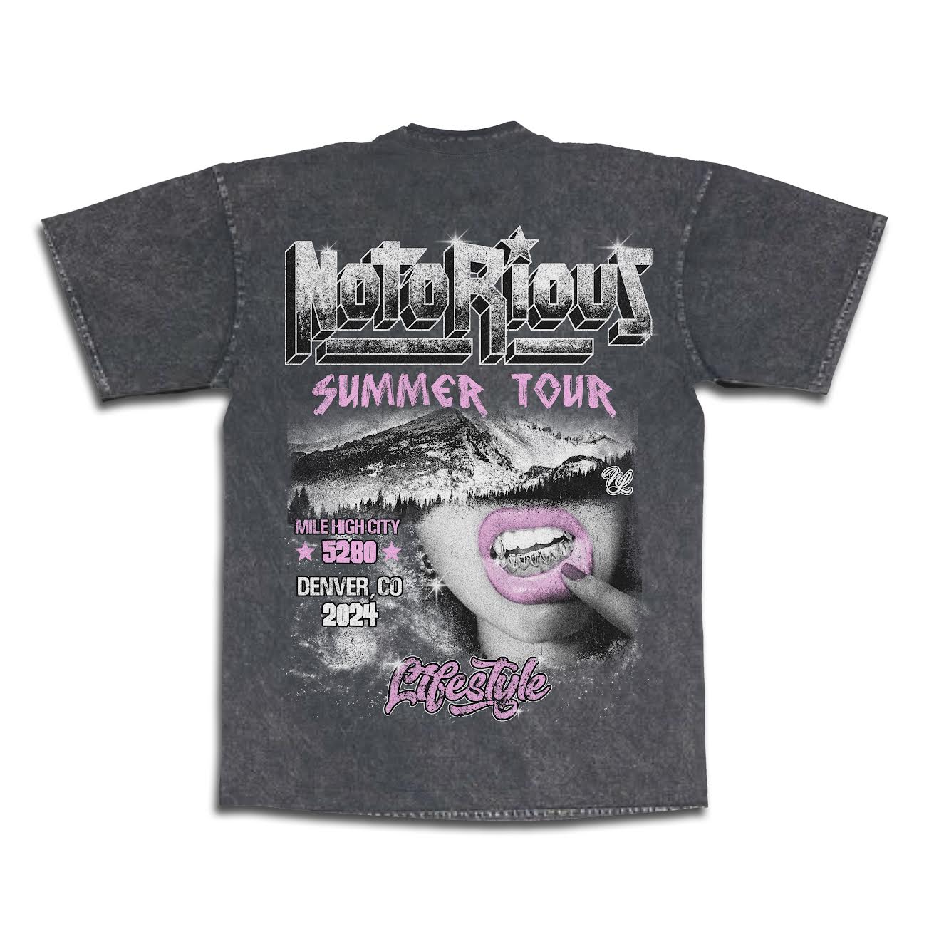 Notorious Summer Tour Tee -  Mineral Black