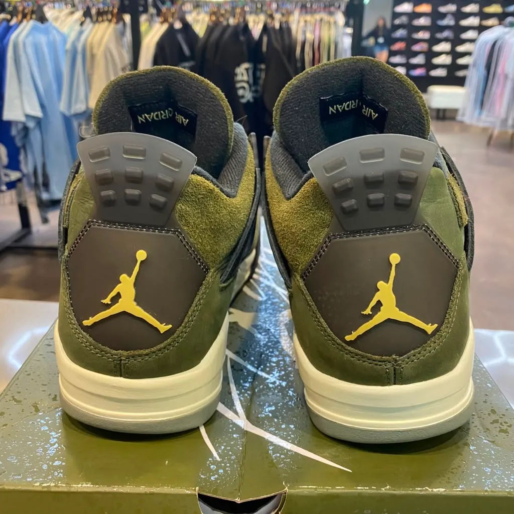 Jordan 4 Retro SE Craft Medium Olive Size 12 FB9927-200 - Pre-Owned