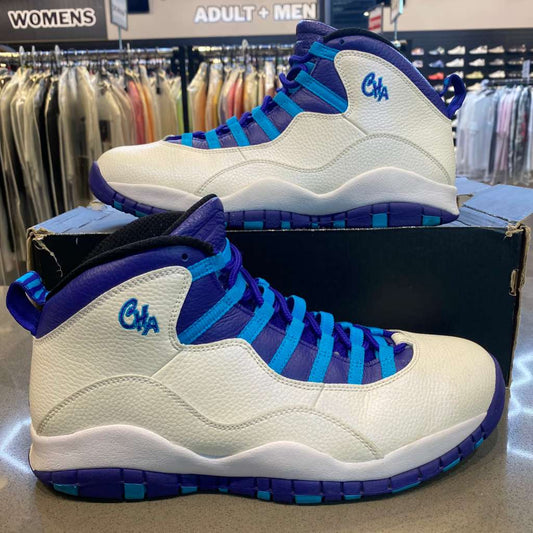 Jordan 10 Retro Charlotte (2016) Size 11.5 310805-107 - Pre-Owned