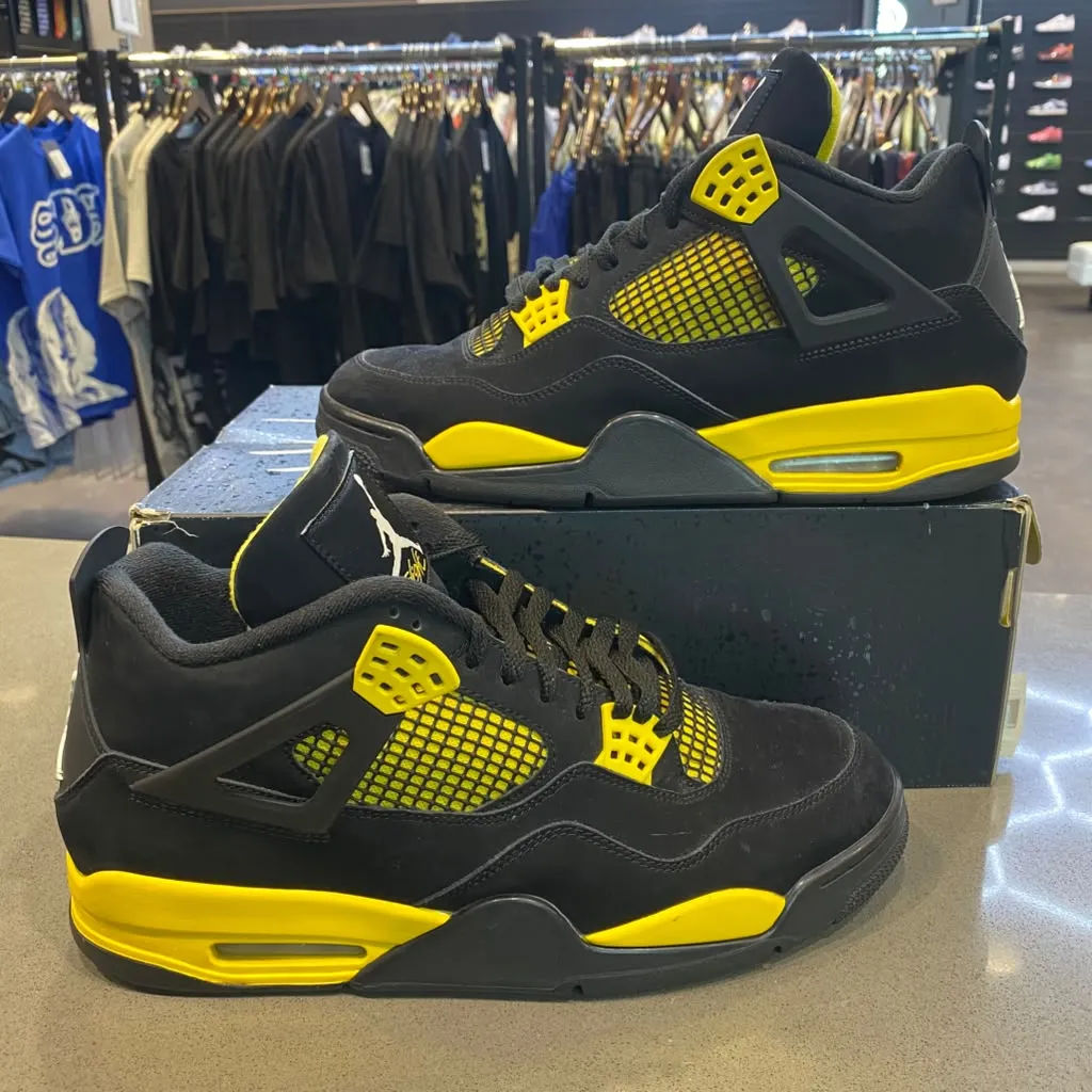 Jordan 4 Retro Thunder (2023) Size 12 DH6927-017 - Pre-Owned