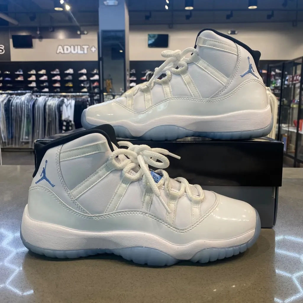Jordan 11 Retro Legend Blue (2024) (GS) Size 7Y 378038-104 - Pre-Owned