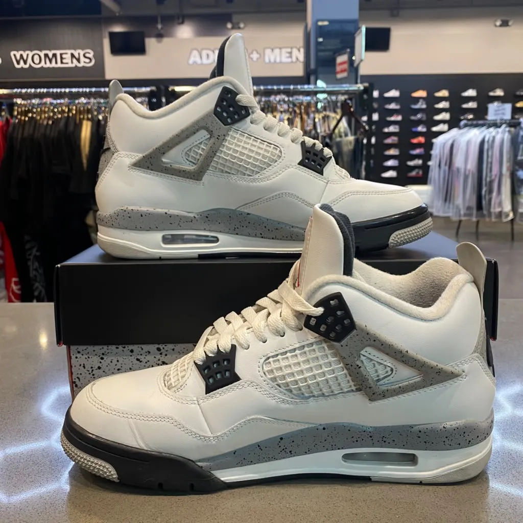 Jordan 4 Retro White Cement (2025) Size 9 FV5029-100 - Pre-Owned
