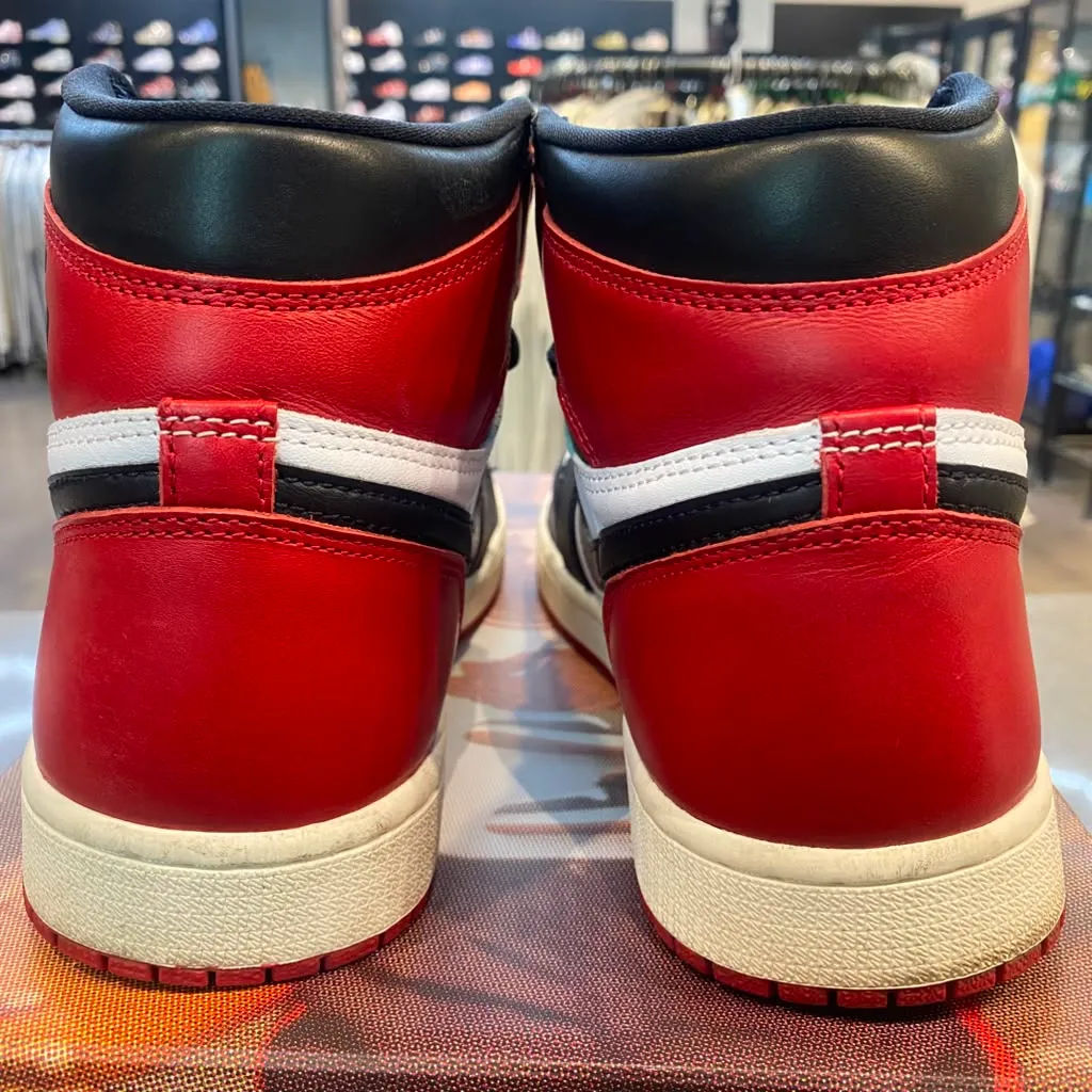 Jordan 1 Retro High OG Black Toe Reimagined Size 8.5 DZ5485-106 - Pre-Owned