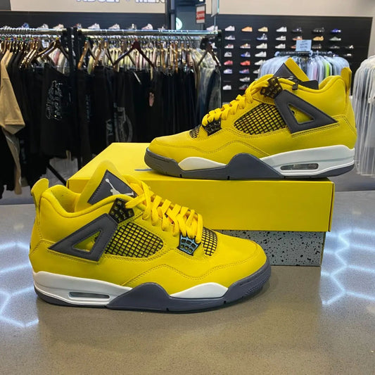 Jordan 4 Retro Lightning (2021) Size 10.5 CT8527-700 - Pre-Owned