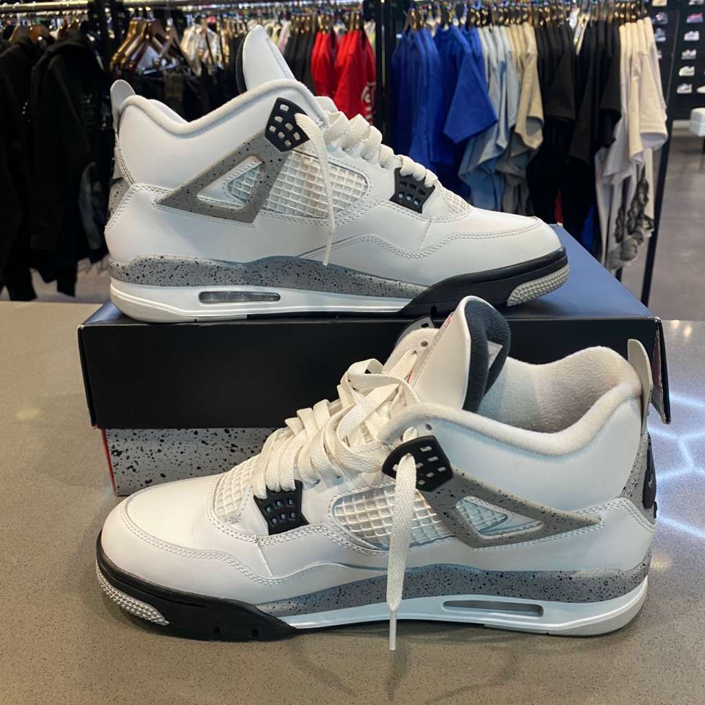 Jordan 4 Retro White Cement (2025) Size 12 FV5029-100 - Pre-Owned