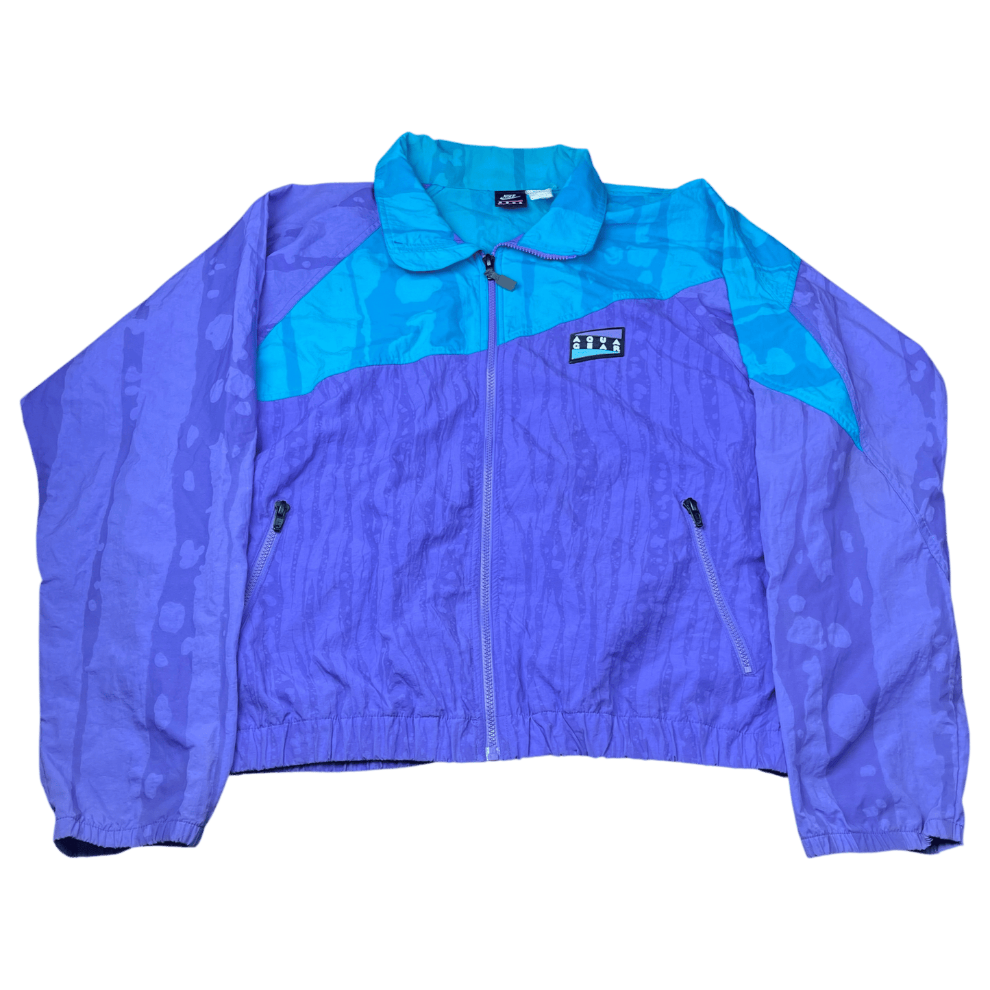 Vintage Nike Aqua Gear Full-Zip Windbreaker Jacket - Used/Worn
