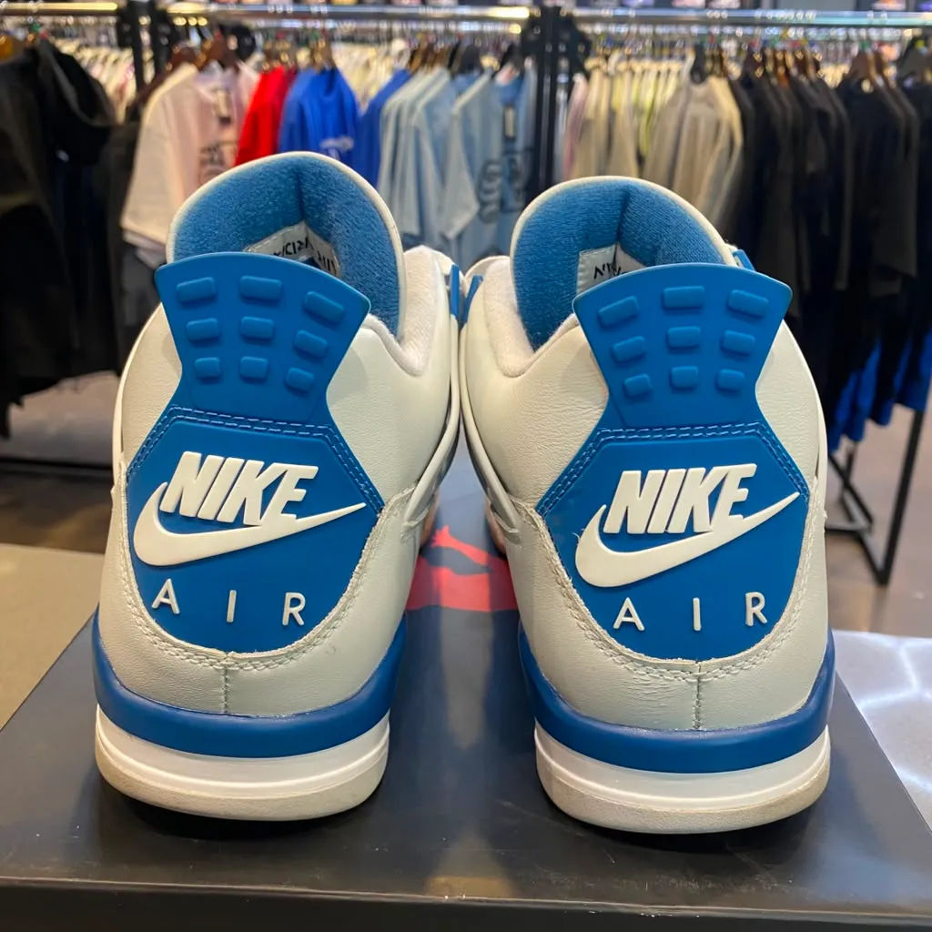 Jordan 4 Retro Military Blue (2024) Size 10.5 FV5029-141 - Pre-Owned
