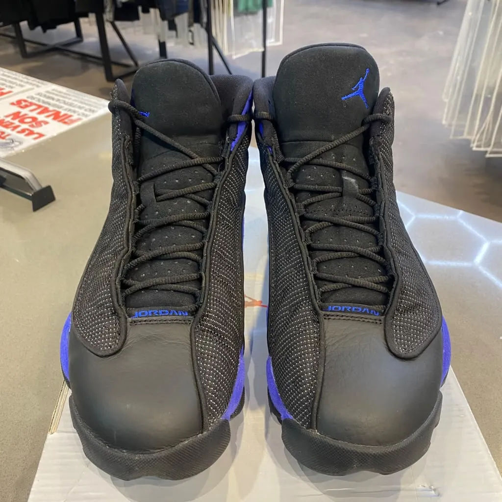 Jordan 13 Retro Black Hyper Royal Size 11 414571-040 - Pre-Owned