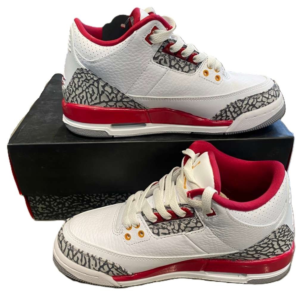 Jordan 3 Retro Cardinal (GS) - Pre-Owned