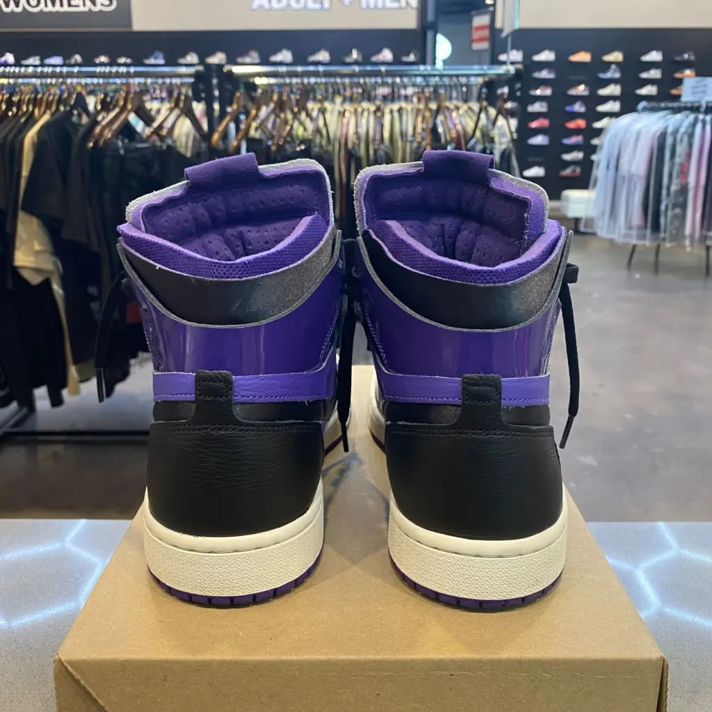 Jordan 1 High Zoom Air CMFT Purple Patent (Women's) Size 8.5W CT0979-505 - Pre-Owned (Replacement Box)