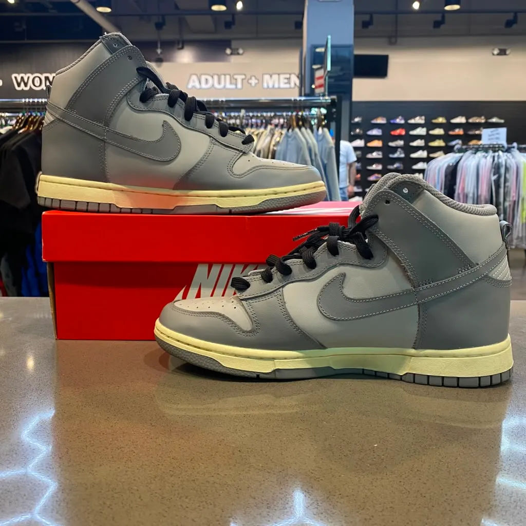 Nike Dunk High Grey Sail (Women's) Size 9W DD1869-001 - Pre-Owned