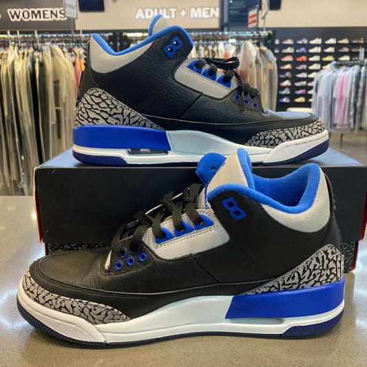 Jordan 3 Retro Sport Blue Size 8 136064-007 - Pre-Owned