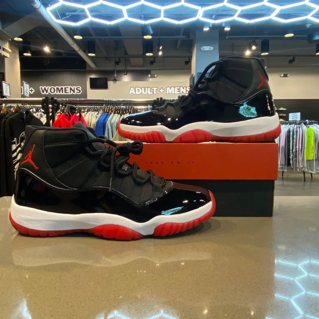 Jordan 11 Retro Playoffs Bred (2019) Size 12 378037-061 - Pre-Owned (Replacement Box)