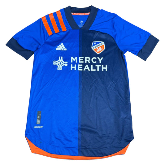 adidas FC Cincinnati Home 2020 Blue MLS Soccer Jersey - Used/Worn