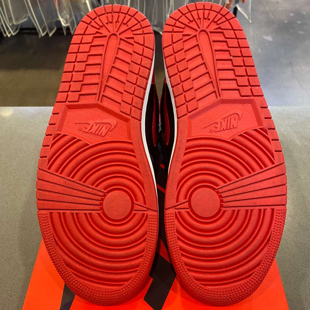 Jordan 1 Retro High OG Satin Bred (Women's) - Pre-Owned