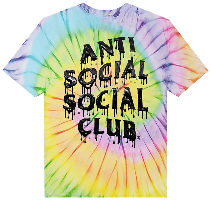 Anti Social Social Club Mind Melt Tee Tie Dye