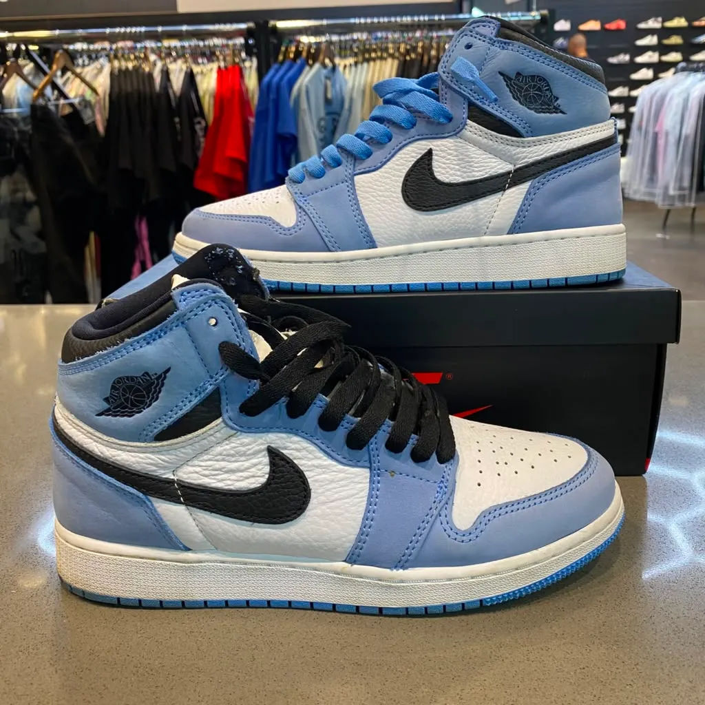 Jordan 1 Retro High OG University Blue (GS) Size 6.5Y 575441-134 - Pre-Owned