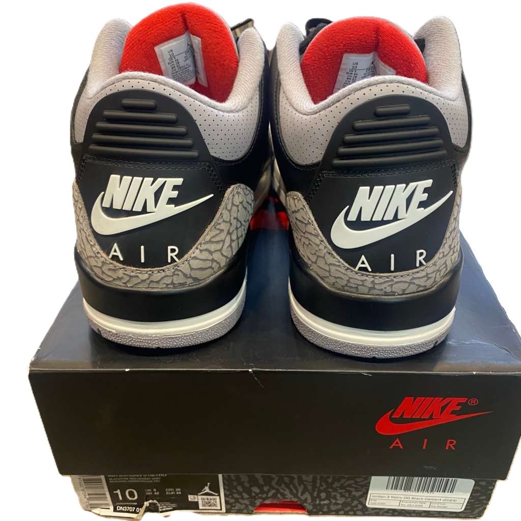 Jordan 3 Retro OG Black Cement (2024) - Pre-Owned