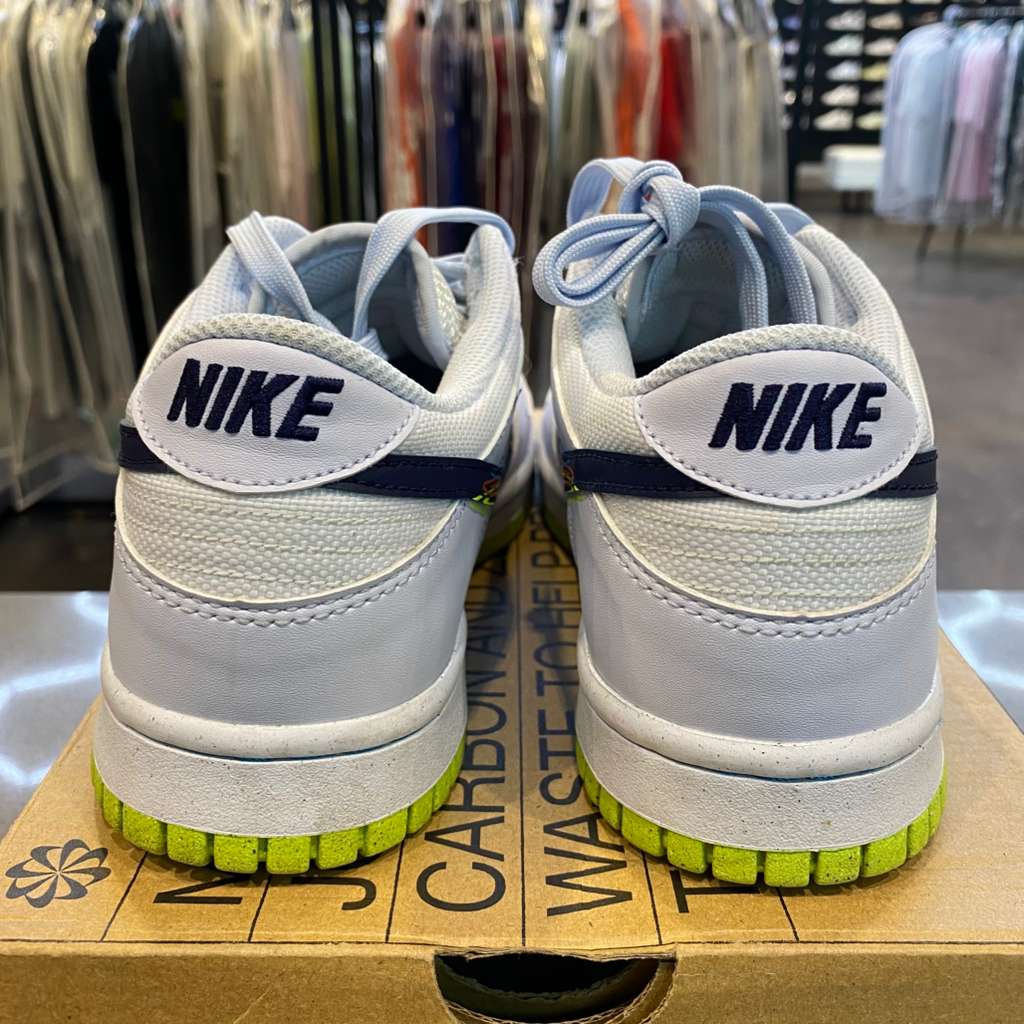 Nike Dunk Low 3D Swoosh Grey (GS) Size 7Y DV3478-100 - Pre-Owned