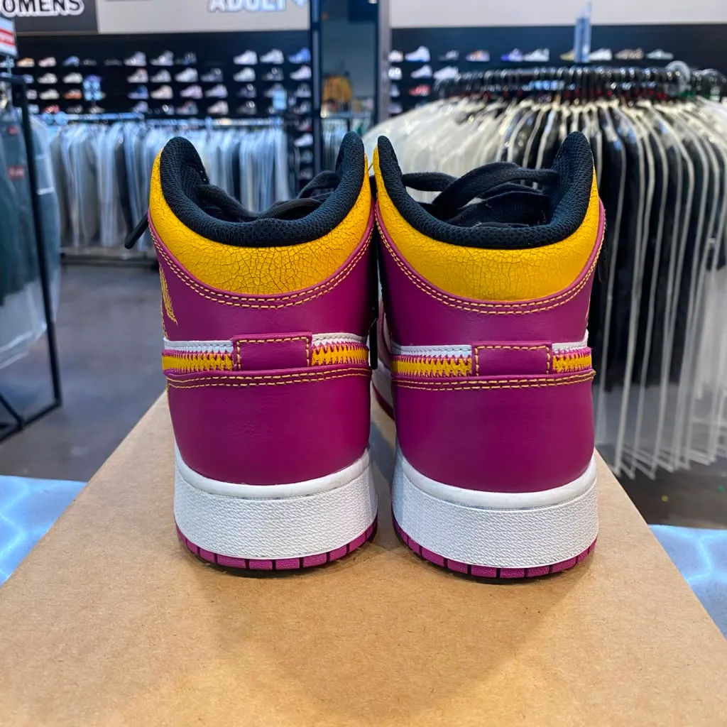 Jordan 1 Mid Dia de los Muertos (GS) Size 7Y DC0500-100 - Pre-Owned (Replacement Box)