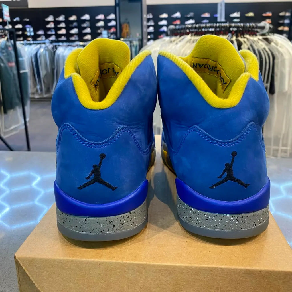 Jordan 5 Retro JSP Laney Varsity Royal Size 10.5 CD2720-400 - Pre-Owned (Replacement Box)