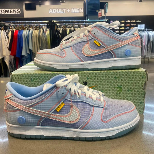 Nike Dunk Low Union Passport Pack Argon Size 11.5 DJ9649-400 - Pre-Owned
