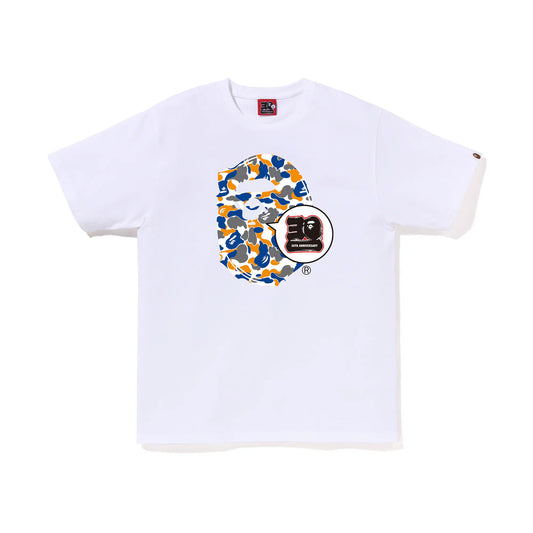 BAPE Store Maebashi Bape 30th Anniversary Ape Head Tee White