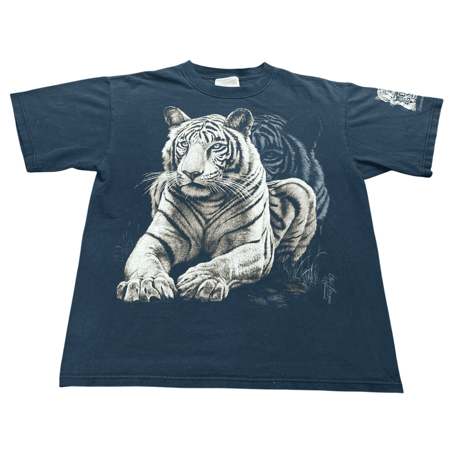 Vintage White Tiger Busch Gardens T-Shirt - Used/Worn