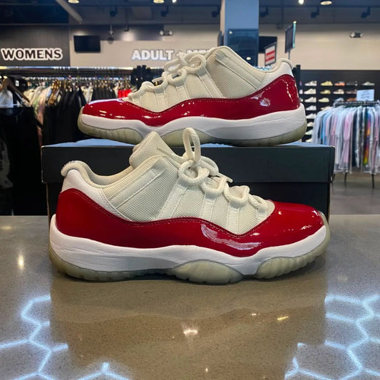 Jordan 11 Retro Low Cherry (2016) Size 9.5 528895-102 - Pre-Owned