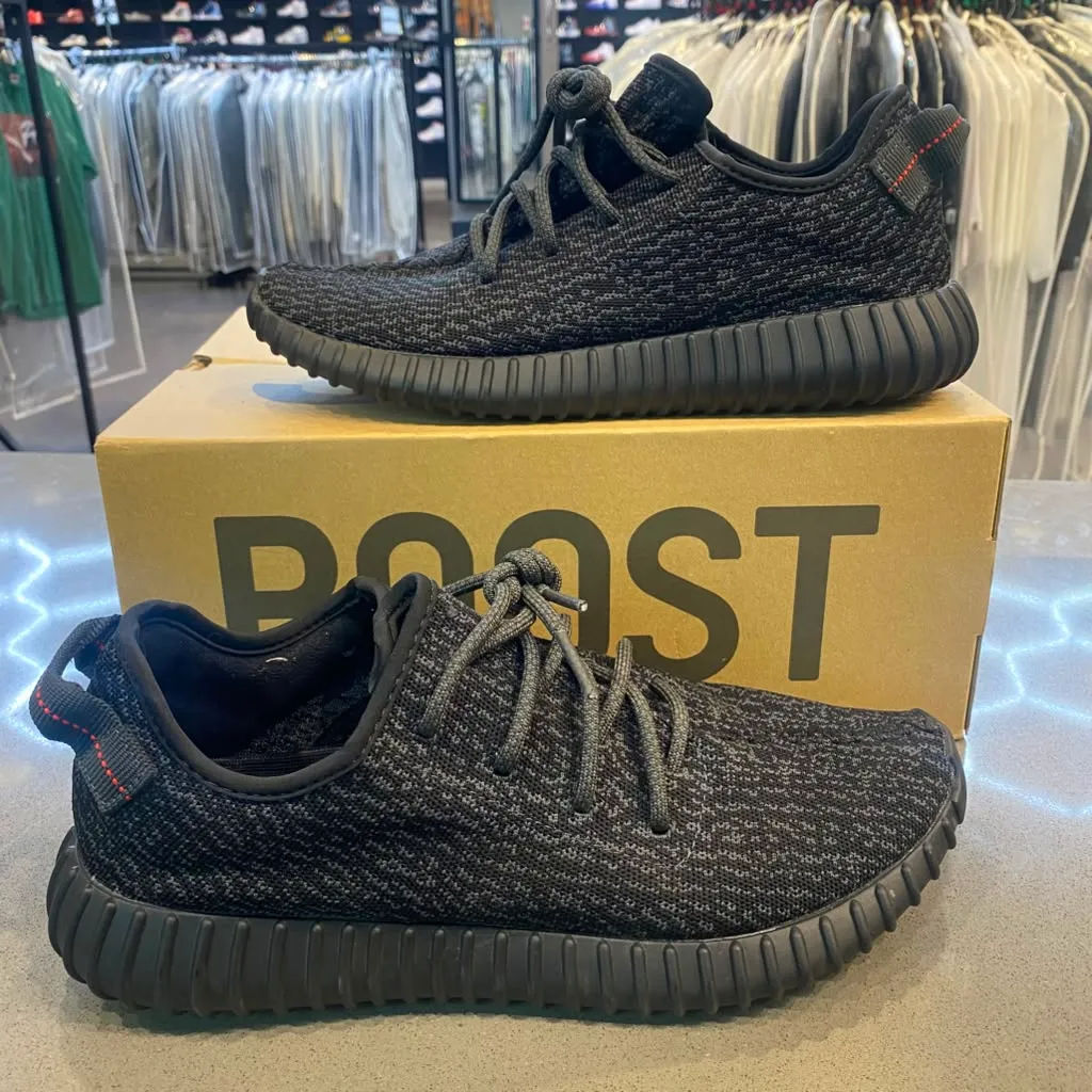adidas Yeezy Boost 350 Pirate Black (2023) Size 10.5 BB5350 - Pre-Owned