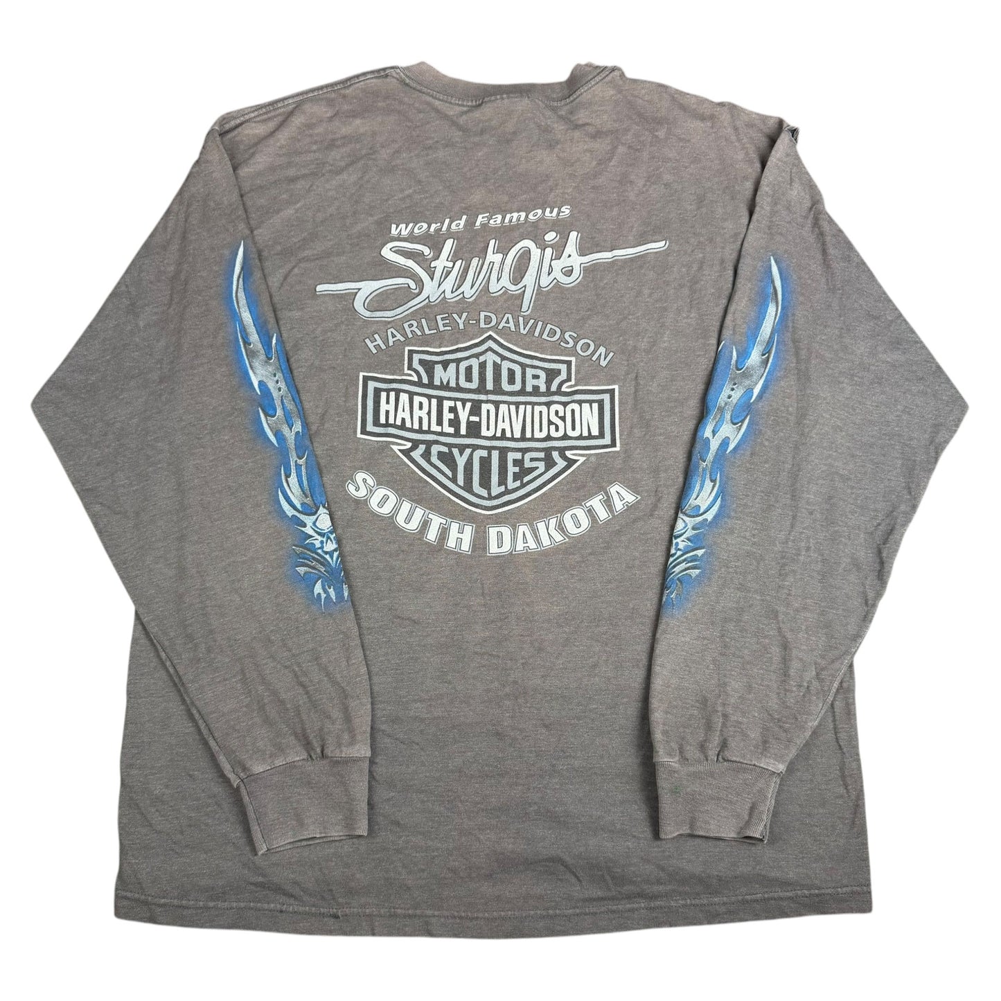 Vintage Harley-Davidson Sturgis Razor Smoked Long-Sleeve T-Shirt - Used/Worn
